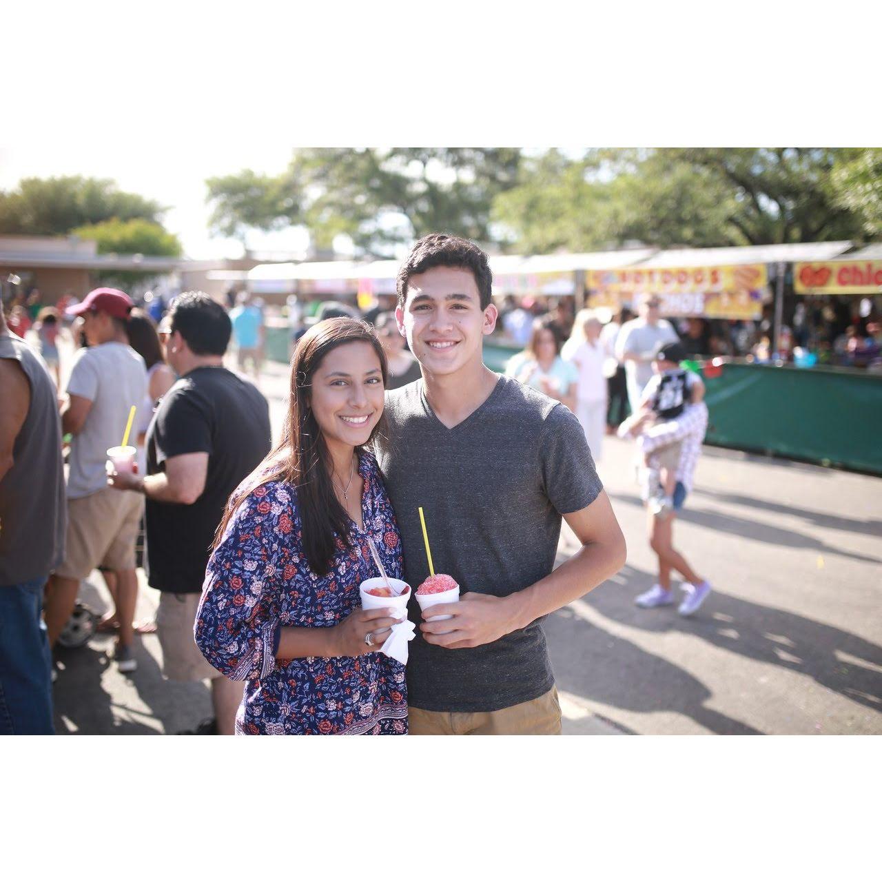 Miguel's late father Jesus told us to "look at the camera" and snapped this picture of us.