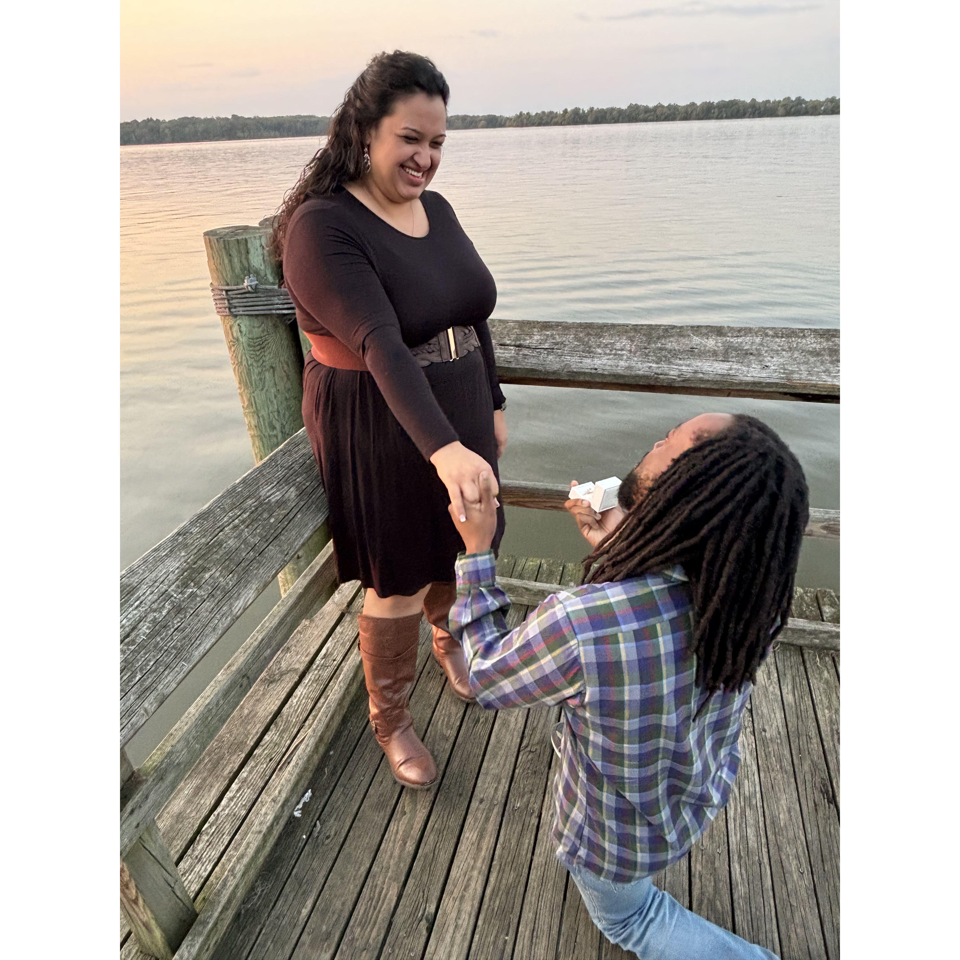 He asked me to be his wife!