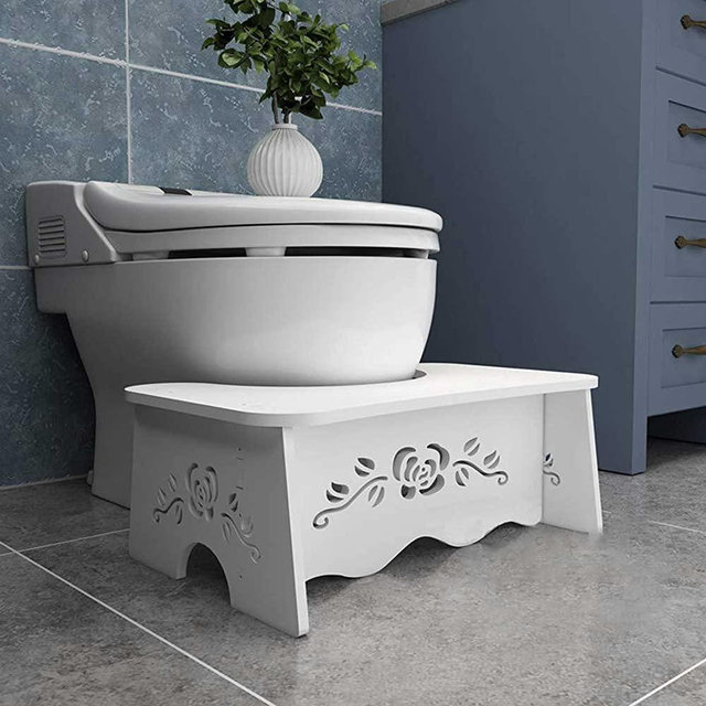 Portable Squatting Toilet Stool,Wood-Plastic Board Toilet Assistance Steps for Kids,Children,Toddlers,Adults