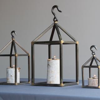 3-Piece Open Hanging Lantern Set