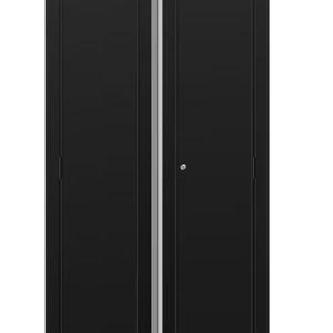 Freestanding Steel Garage Cabinet in Black