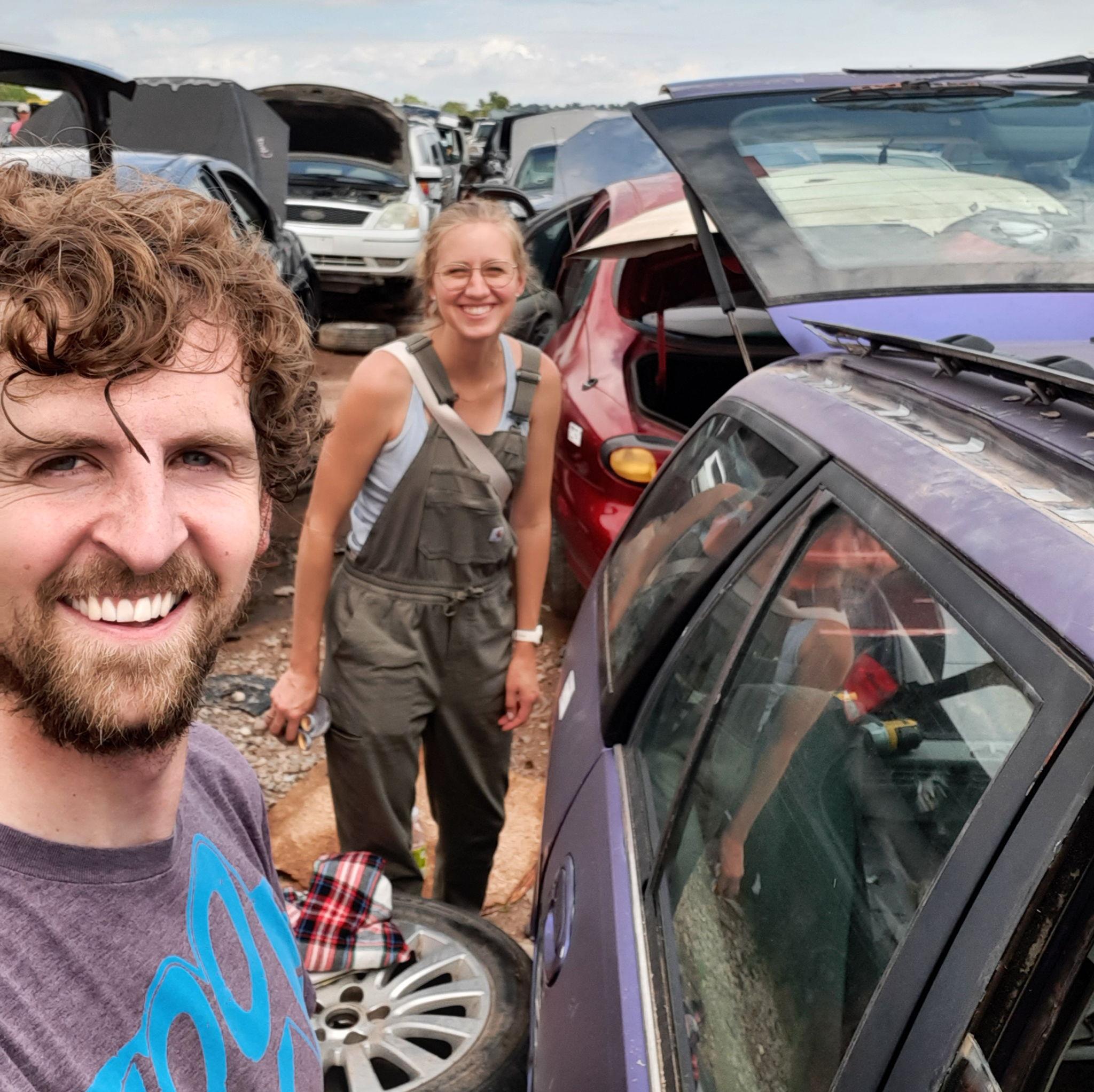 The day that Kyla went with Zeke to the junk yard to get some parts. It meant so much to him!