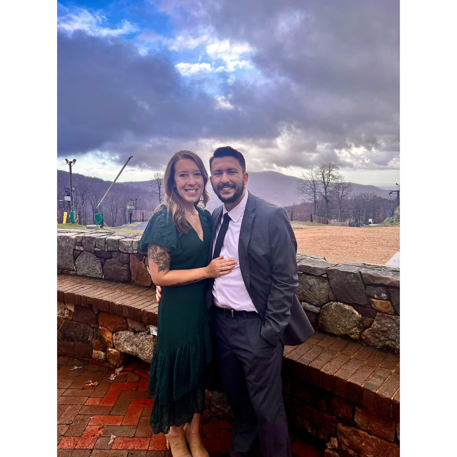 Our first wedding together, 2022