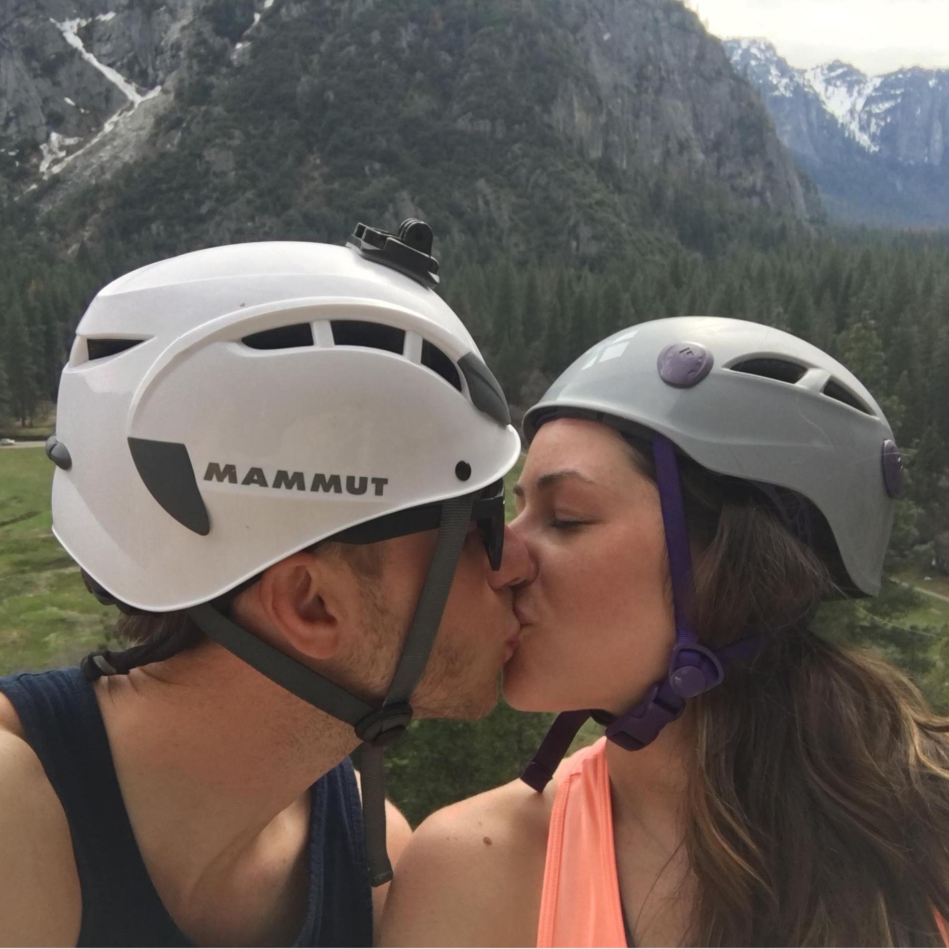 Yosemite climbing in love!