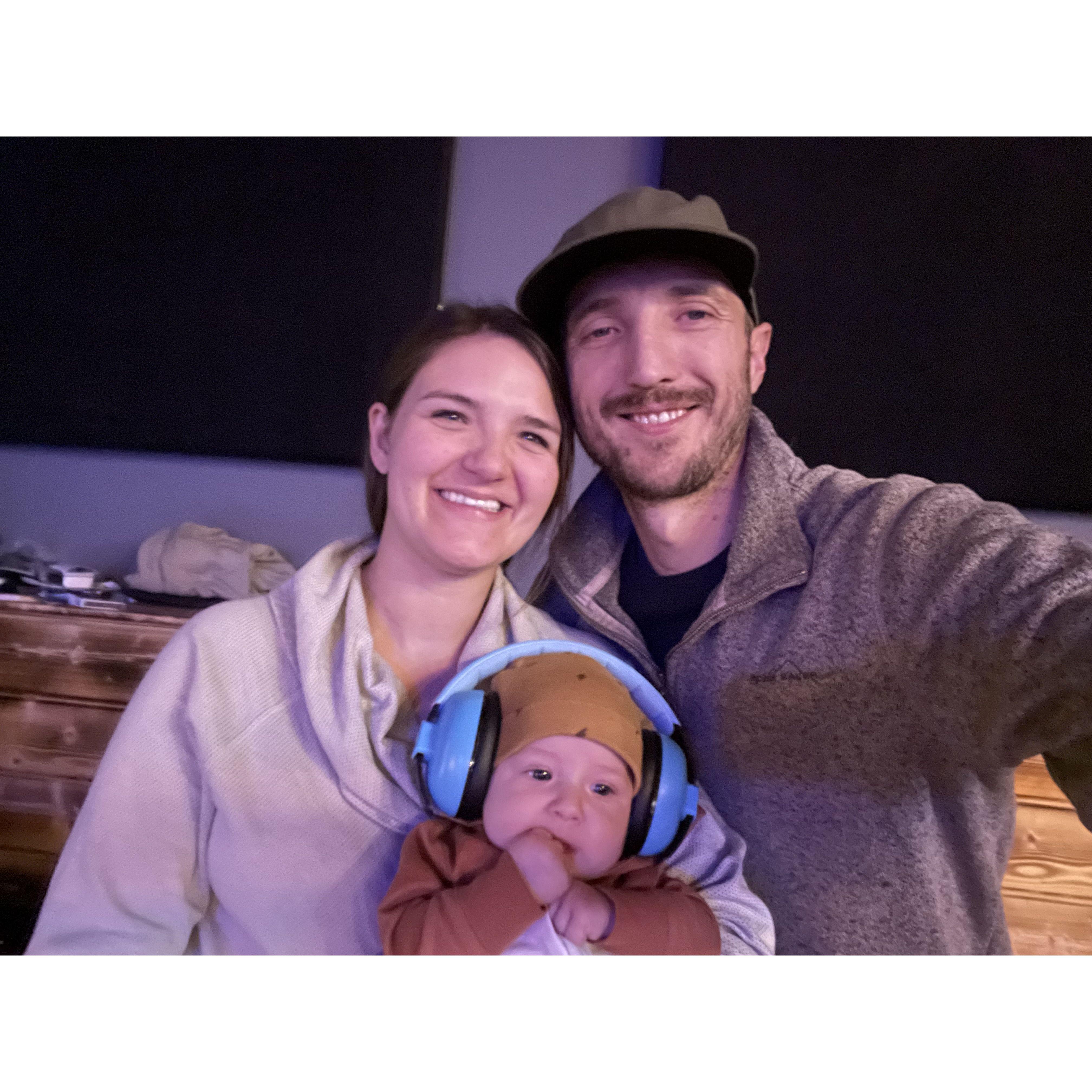 Henry’s first mini concert