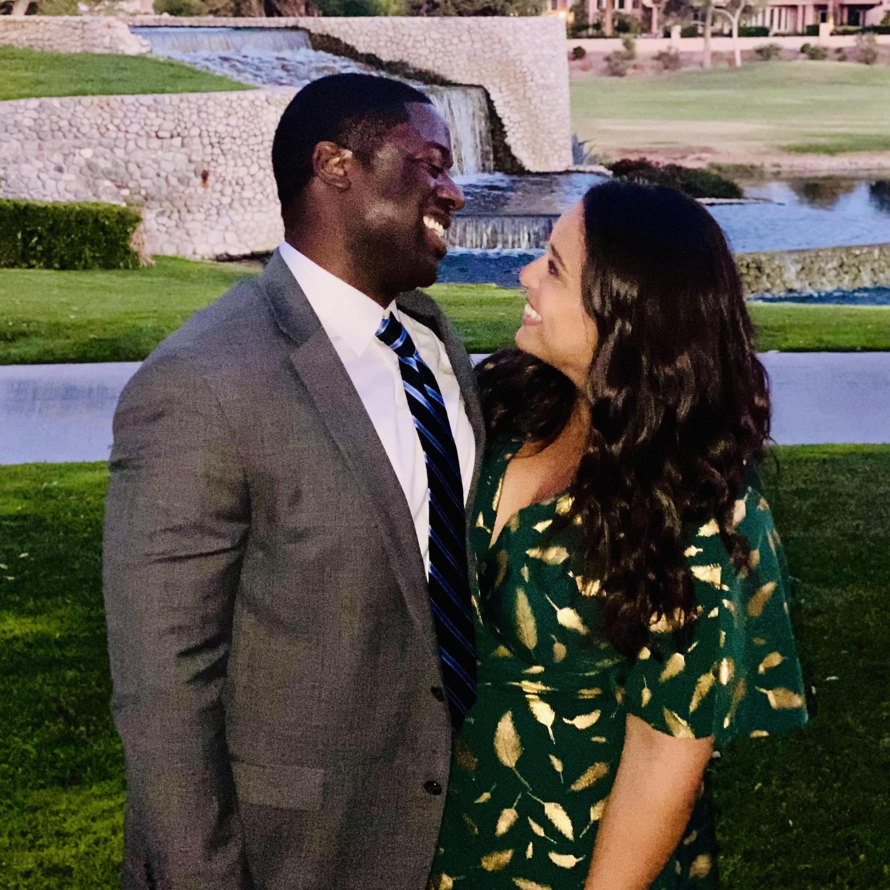 Marlon survived his first Stanford women's basketball wedding! Thanks to Jossy and Sejjie for taking such good care of him.