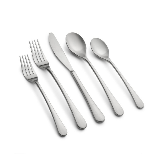 Cambridge Silversmiths Xyla Satin Flatware Set, 20 Piece