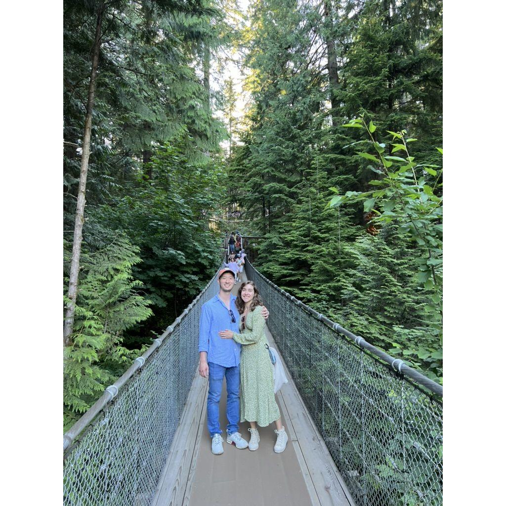 Capilano Bridge in Vancouver