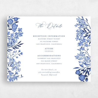 Blue Summer Wedding Enclosure - Lombardy