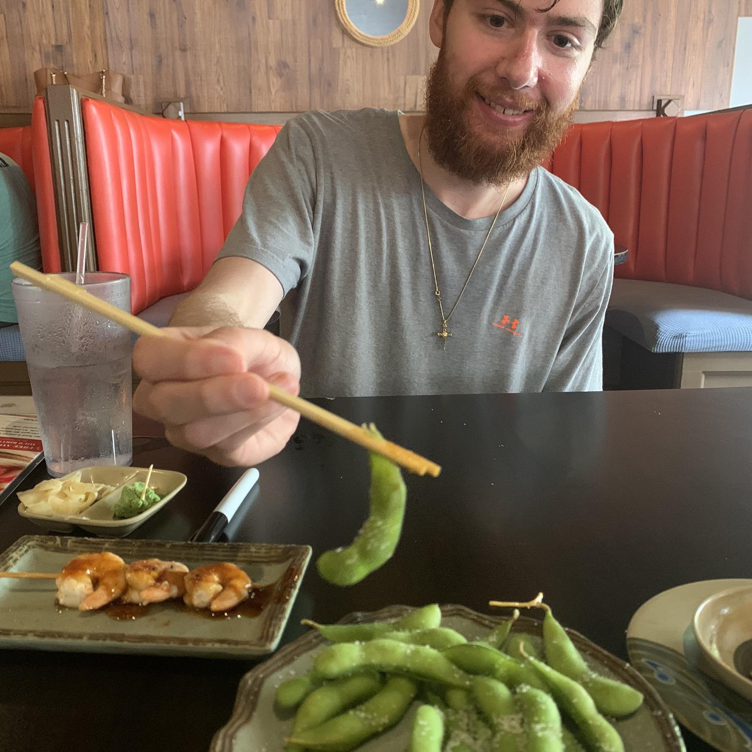 I eat sushi now?? Edamame wasn’t a hit though…