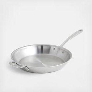 D3 Stainless Everyday 3-ply Bonded Cookware; Skillet; 12.5 inch