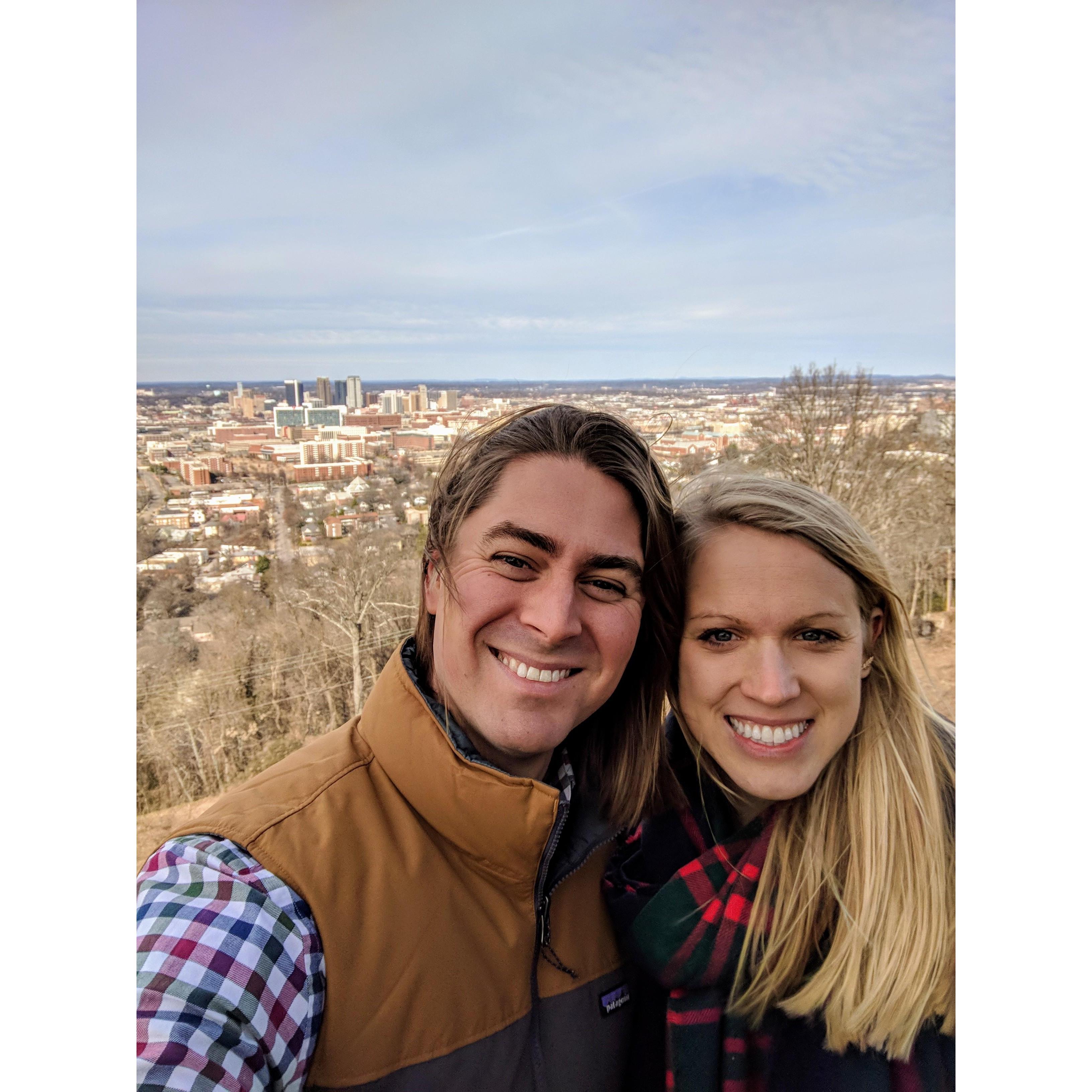 Vulcan Park, Birmingham, Alabama. December 2017.
