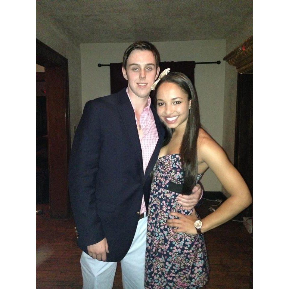 Our first photo together