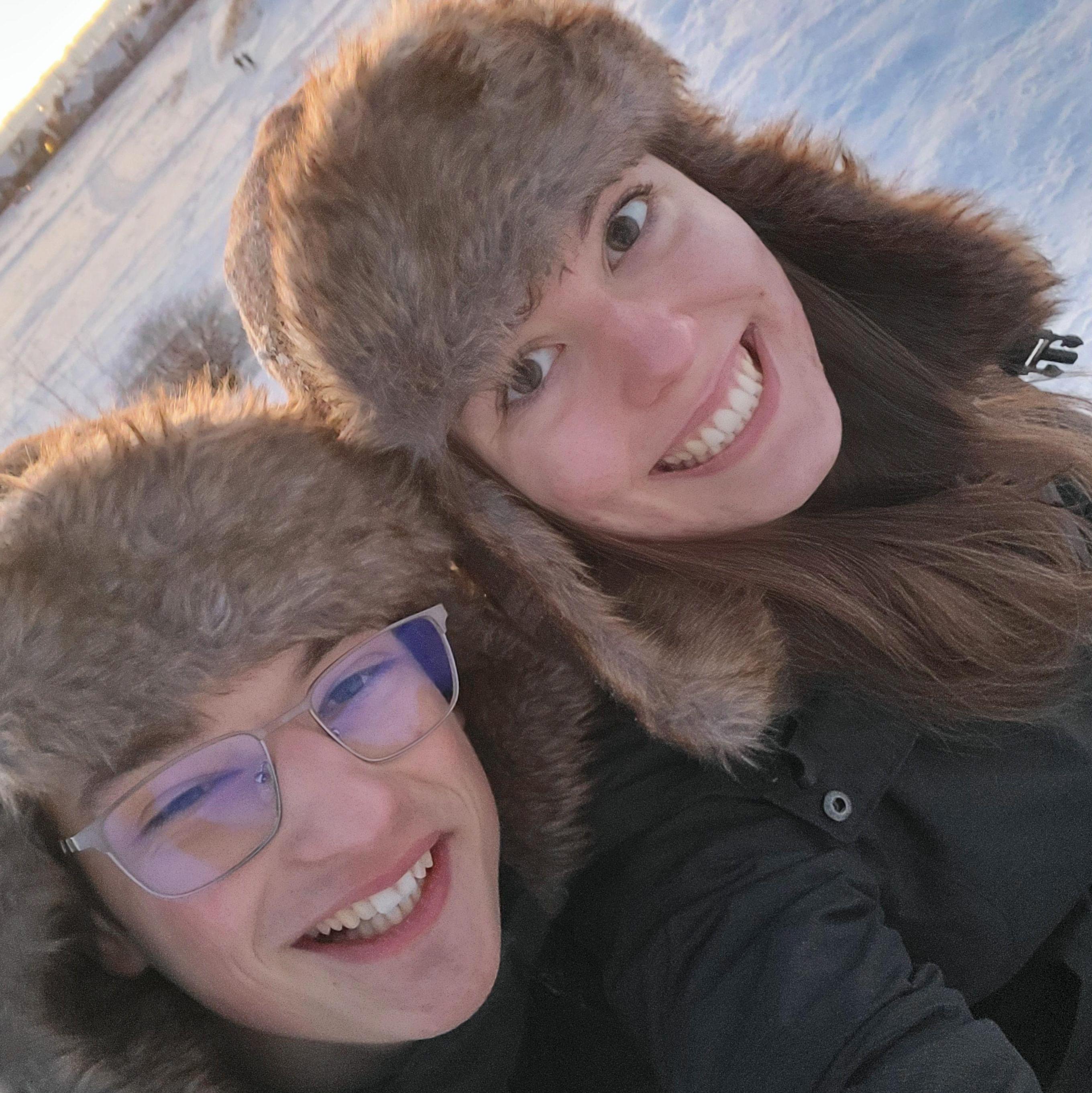 A day of playing in the snow