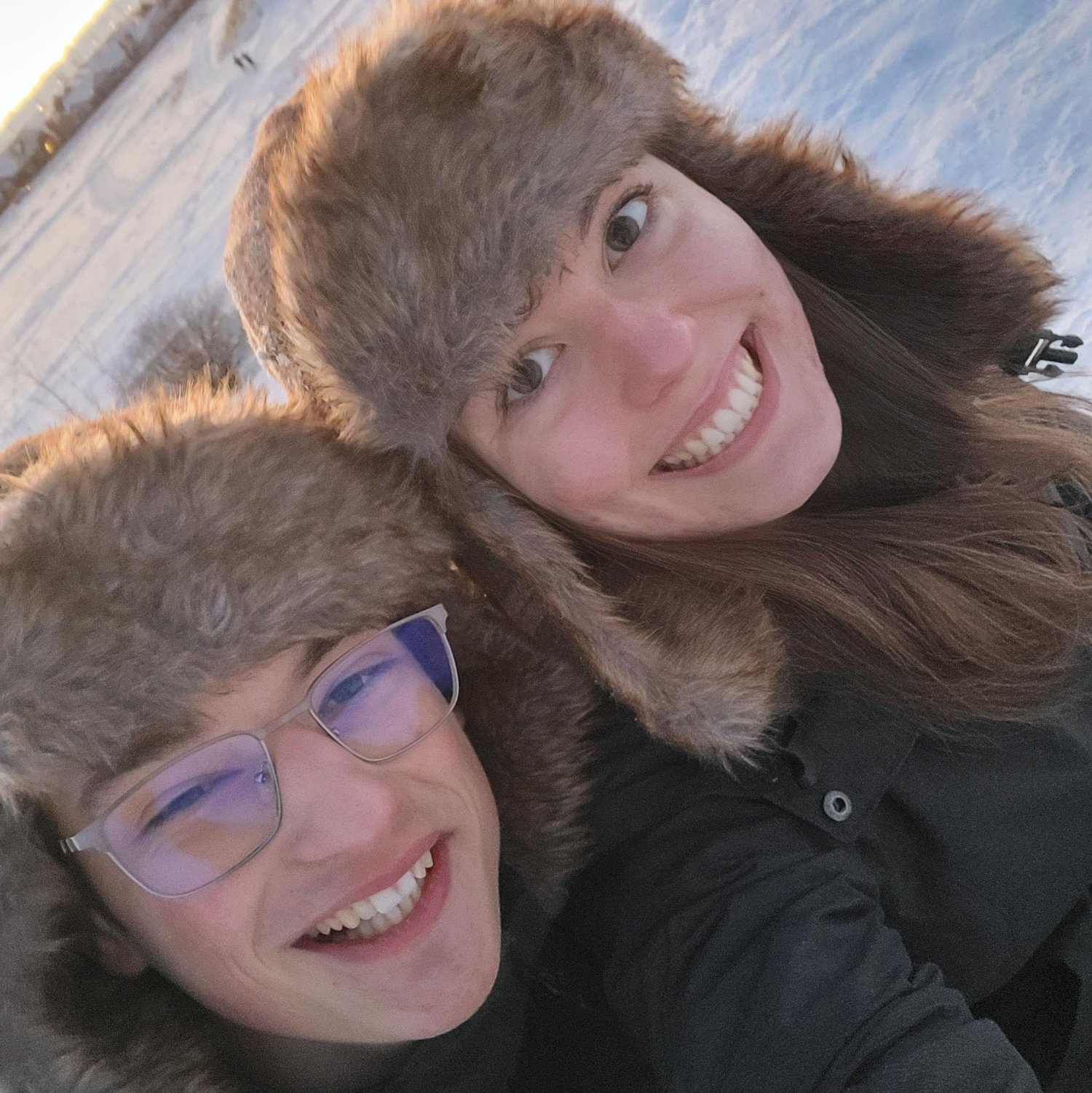 A day of playing in the snow