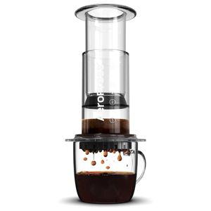 AeroPress Clear Coffee Press – 3 In 1 Brew Method Combines French Press, Pourover, Espresso, Full Bodied Coffee Without Grit or Bitterness, Small Portable Coffee Maker for Camping & Travel, Clear
