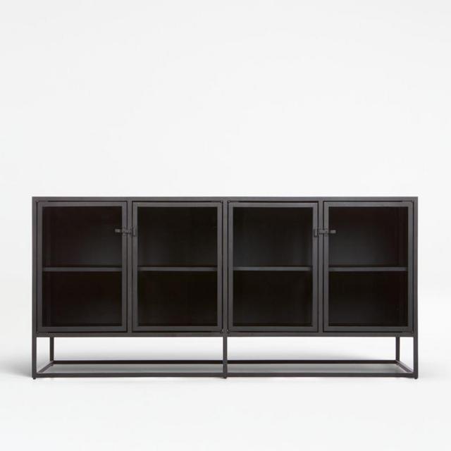 Casement Black Large Sideboard