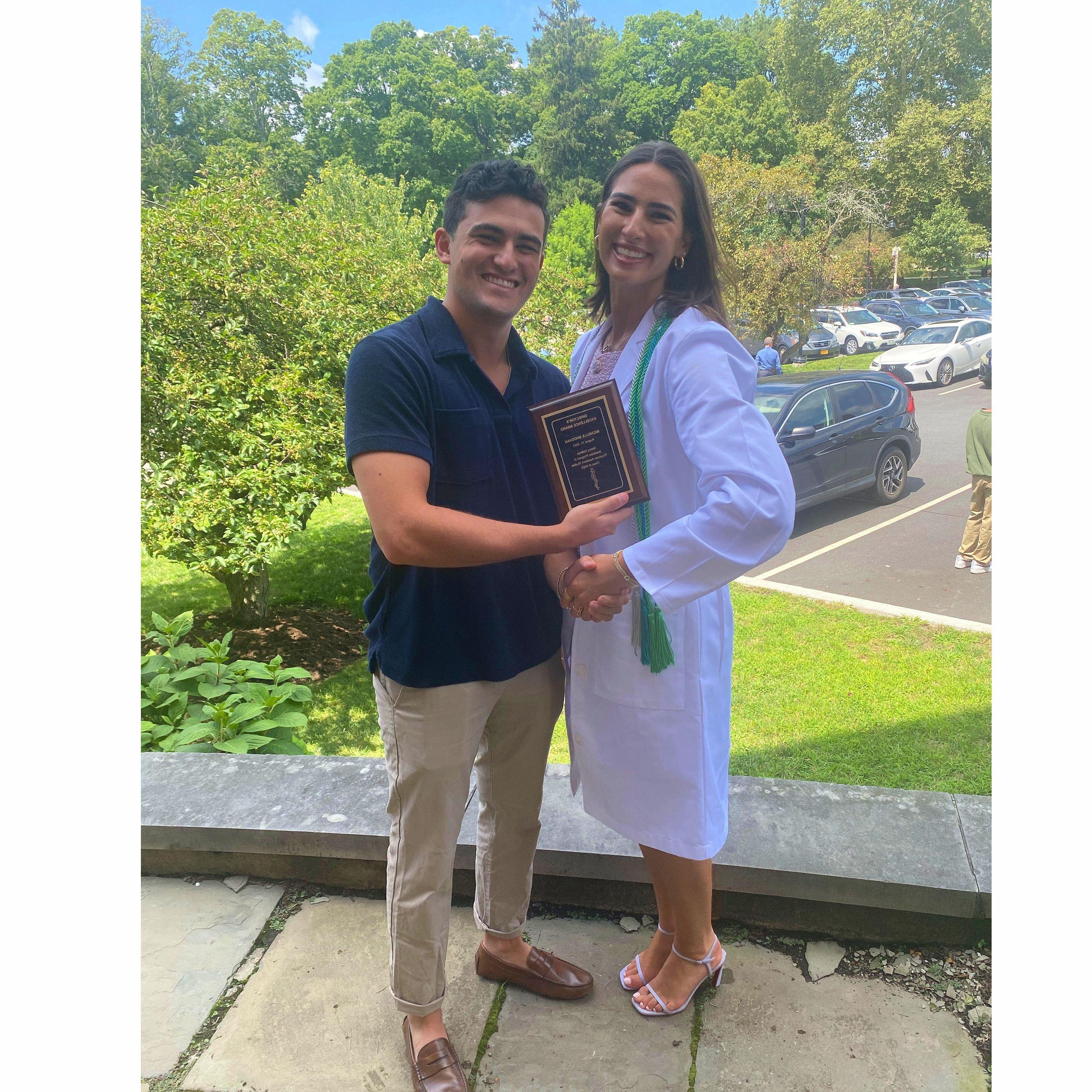 Michelle (& Nima by association) graduated PA school! 2023