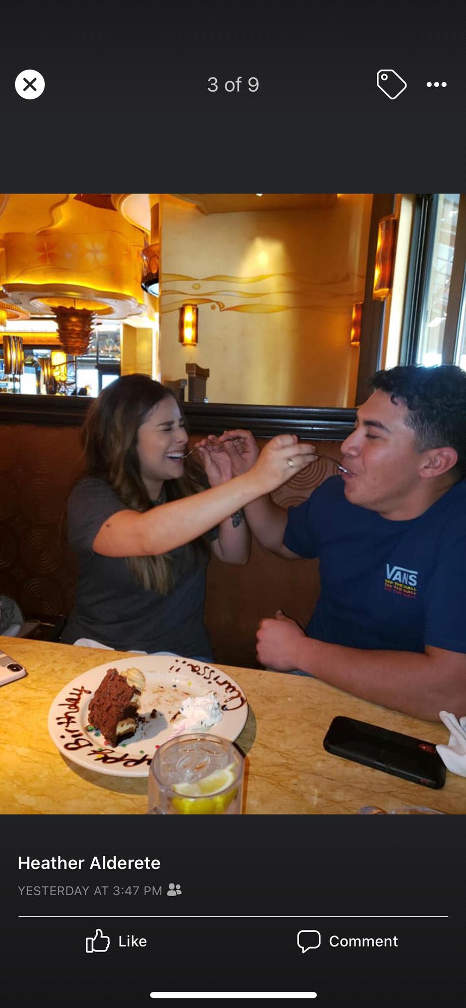 Practice before we actually cut the cake!