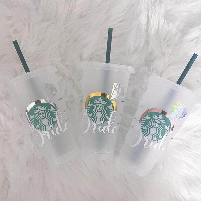 Bride to Be Custom Personalized Starbucks Cup | Gift for Her, Gift for Bride | Starbucks Engagement | Bride Cup | Bachelorette Party Cup