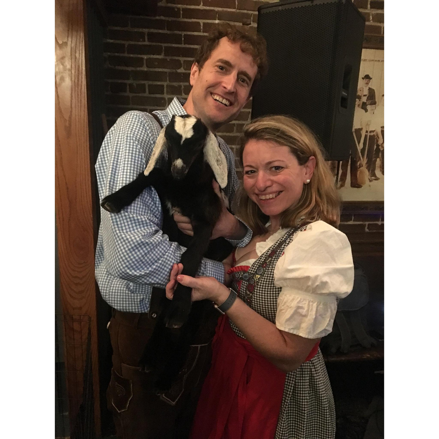 We’ve thought about getting a baby goat instead of a puppy!