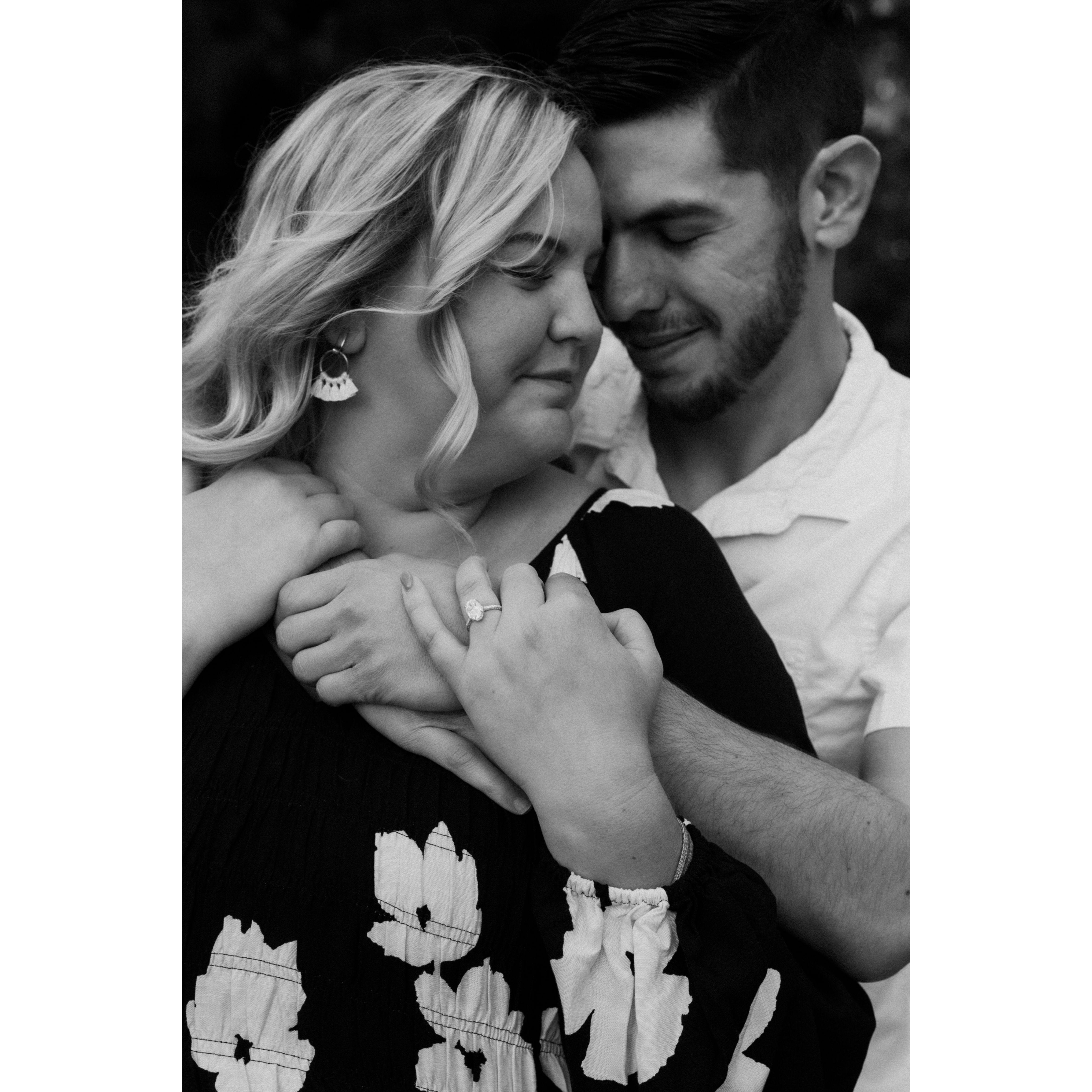Intimate "I do" moment!