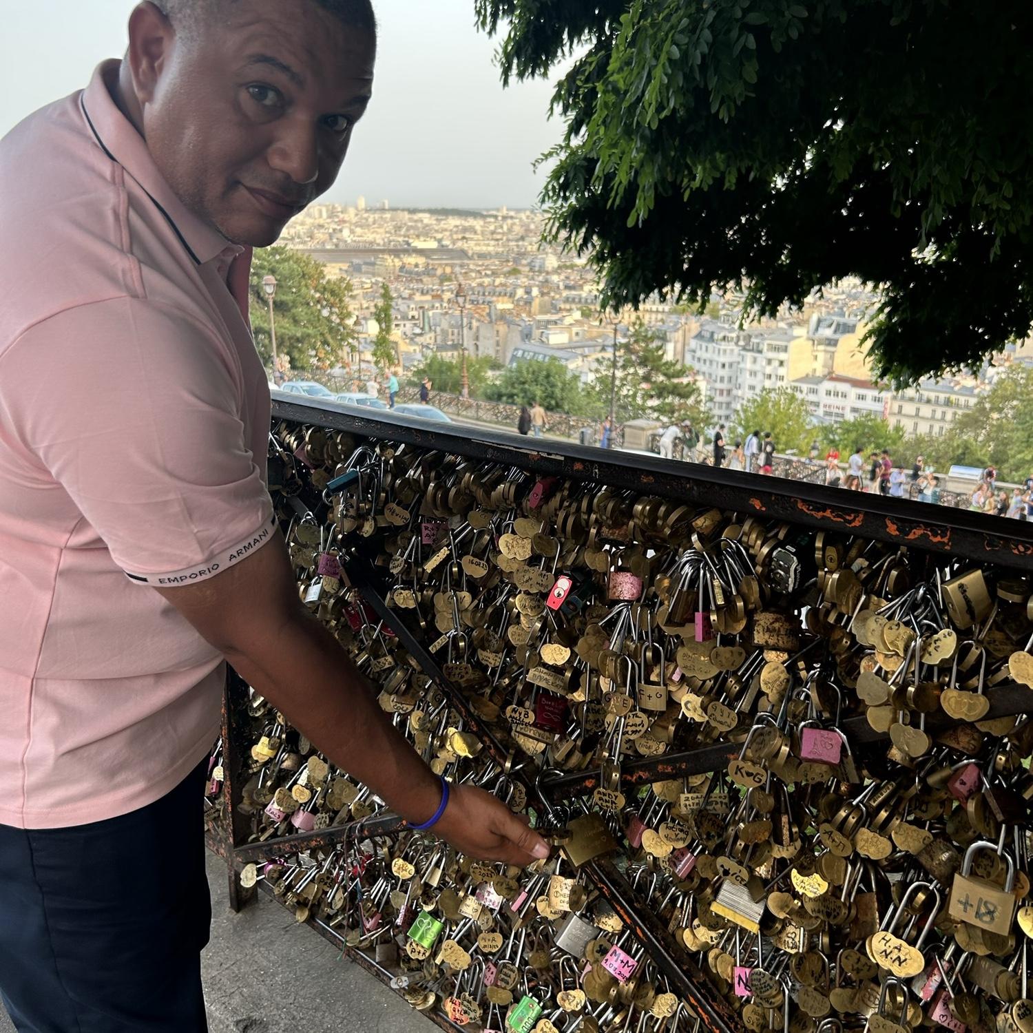 Bridges such as the Pont des Arts, the famous Love Lock Bridge in Paris,