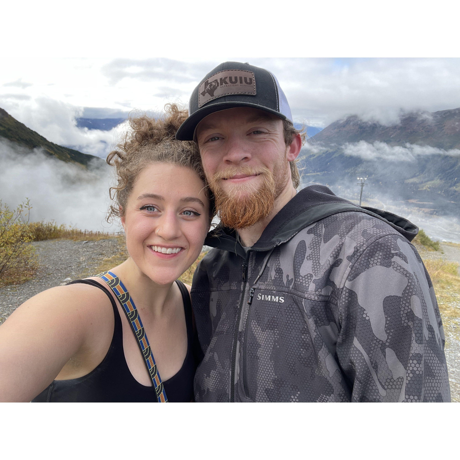 Hiking up Northface in Girdwood