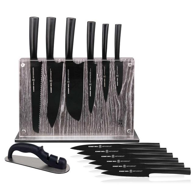 Schmidt Brothers Jet Black 14-Piece Knife Set