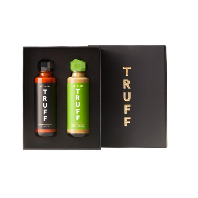 TRUFF Jalapeño Lime Hot Sauce Combo Pack - Gourmet Hot Sauce Set of the Original (6 oz) and the Jalapeño Lime (6 oz), Unique Flavor Experiences with Truffle, 2-Bottle Bundle