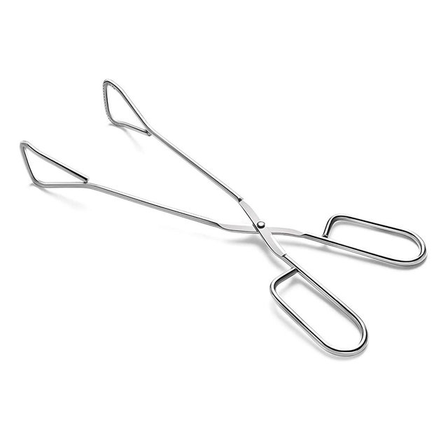 Food Tongs, Hiash Heavy Duty Stainless Steel Kitchen Tongs for Cooking, Barbecue, Serving Scissors Tongs - Buffet Pliers 11 Inch