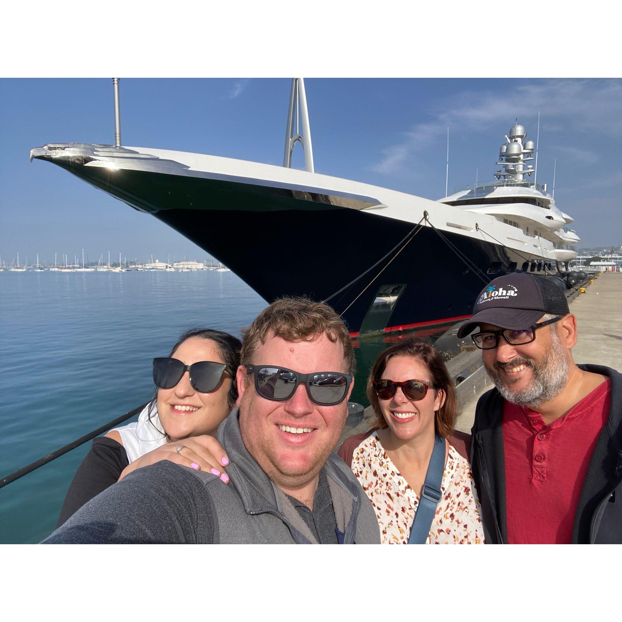 San Diego, California with Mike's Family!