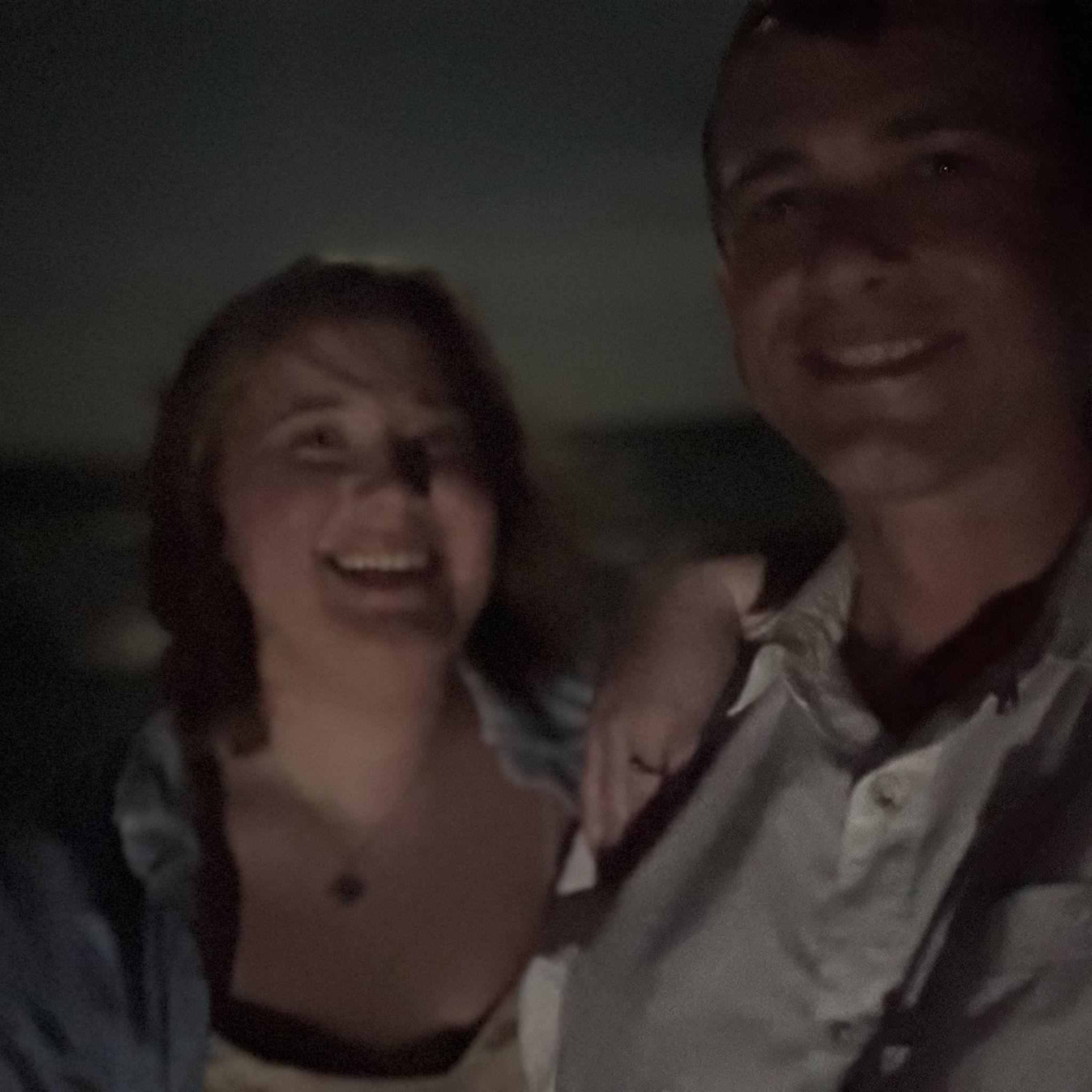 This was right after he asked! Look how happy they are!