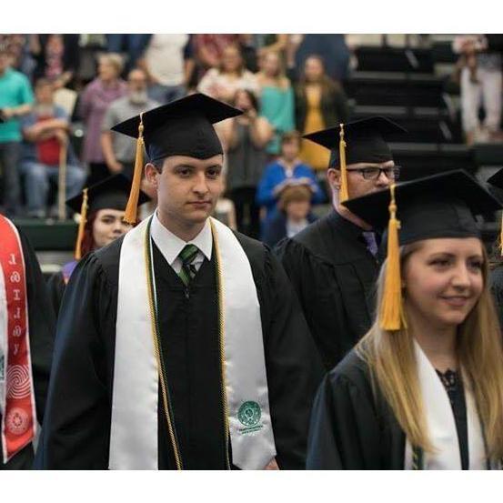 We sat next to each other at our graduation from NSU in 2018!