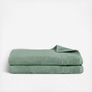Classic Turkish Cotton Hand Towels in Eucalytpus