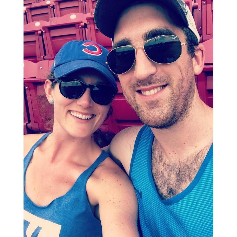 Our first anniversary! Cubs vs. Reds in Cincinnati