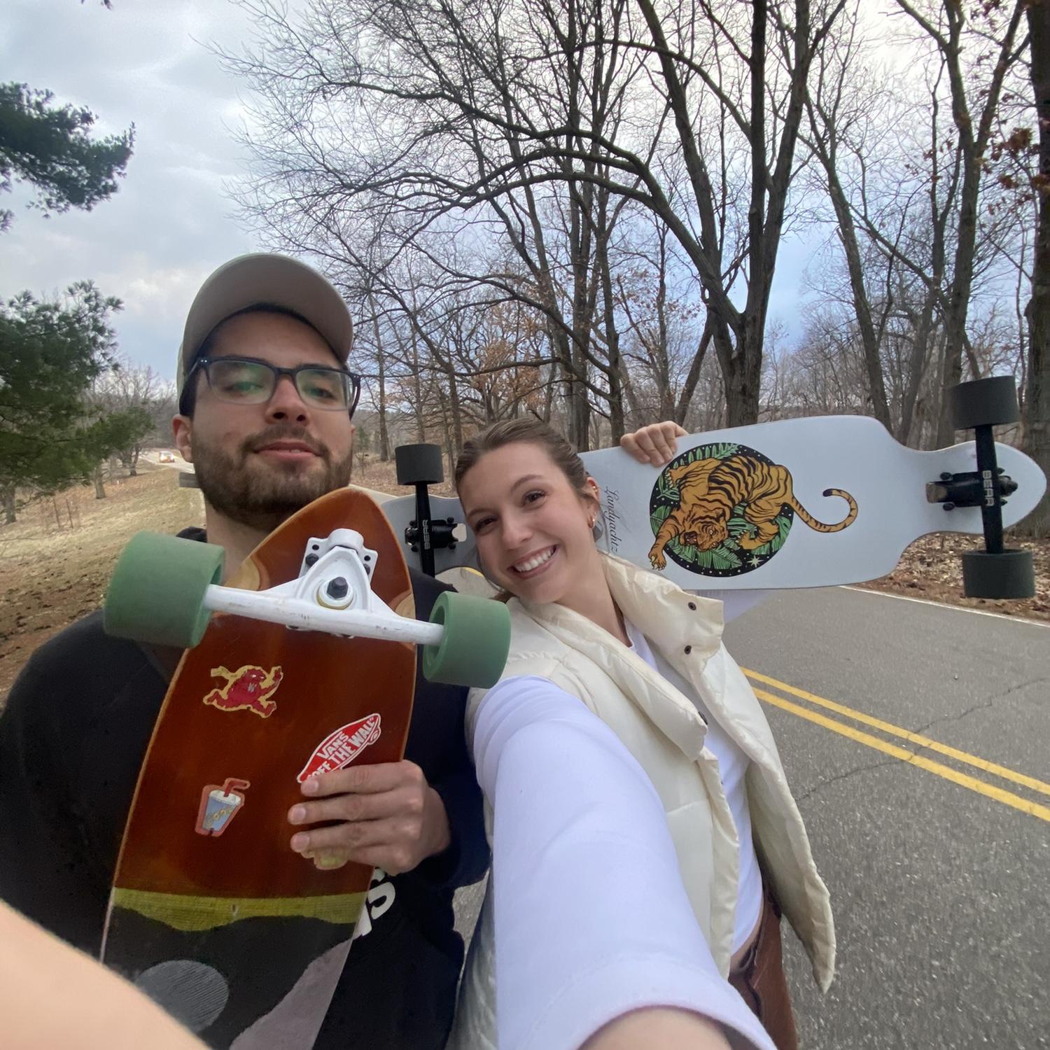 Alex encouraged Courtney to pick up a new hobby