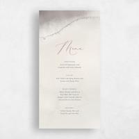 Beige Wedding Menu - Elting