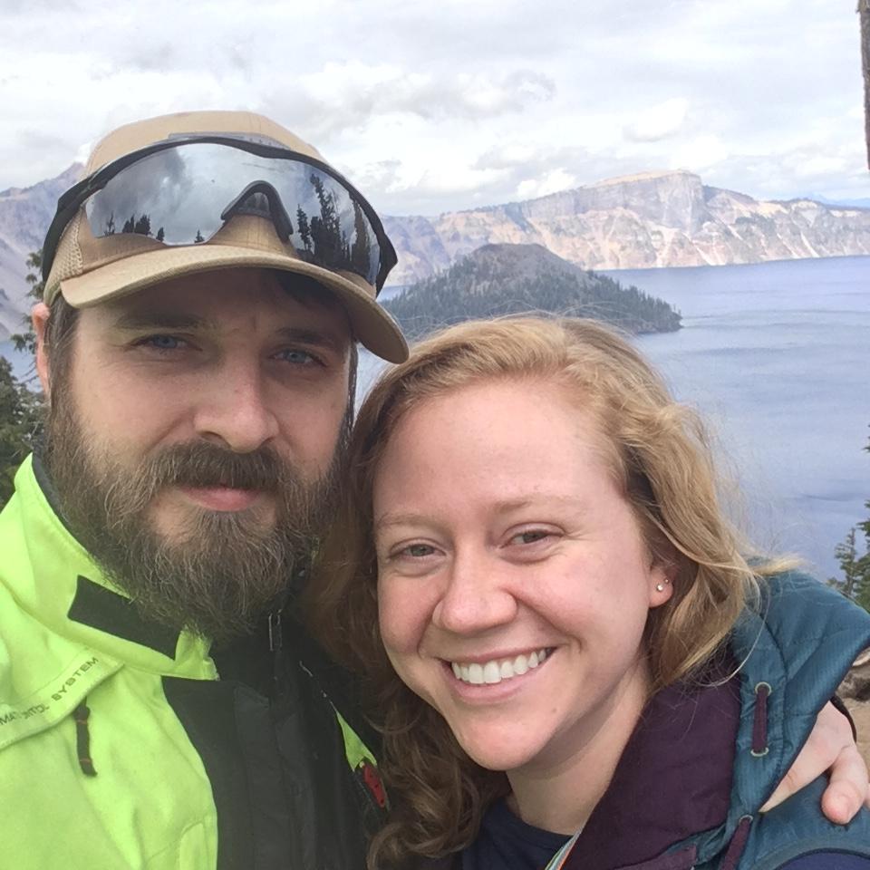 Motorbike ride up to Crater Lake