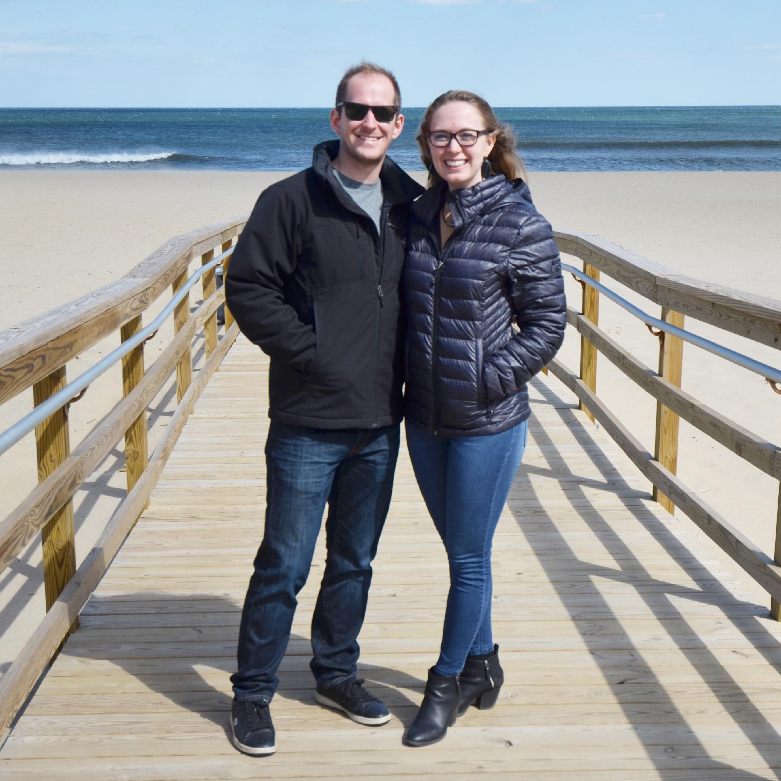 2019, Asbury Park - Exploring the NJ Shore in the "spring" we were very chilly.