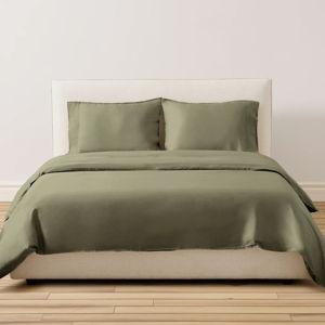 Buffy Breeze Duvet Cover | Color: Moss | Size: King/Cal King