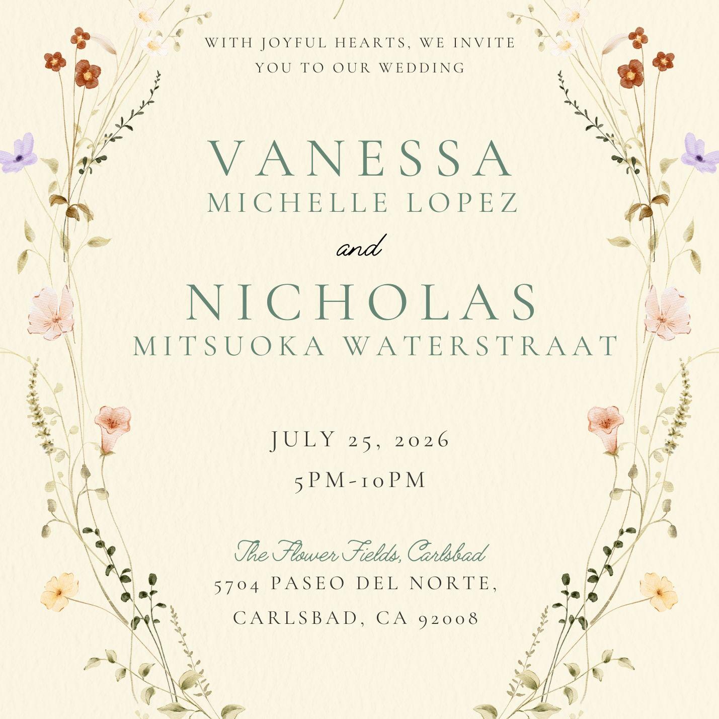 Our Wedding Invitation!