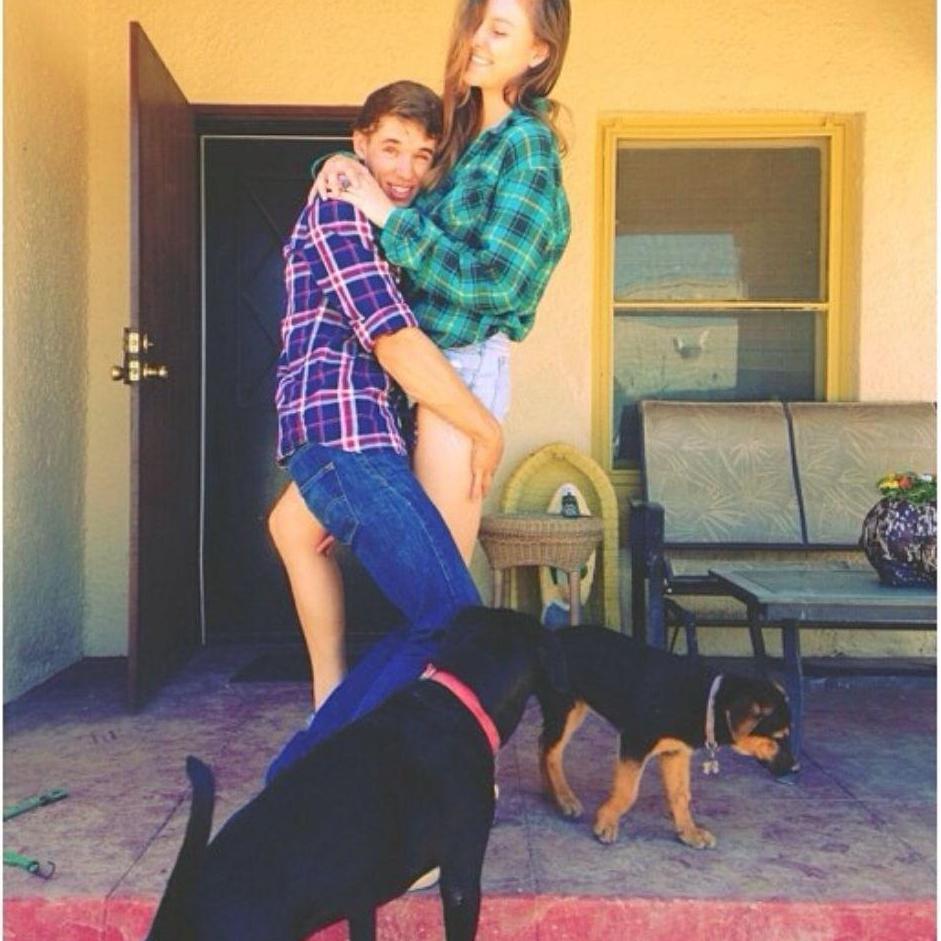 In our first home together with our pups
