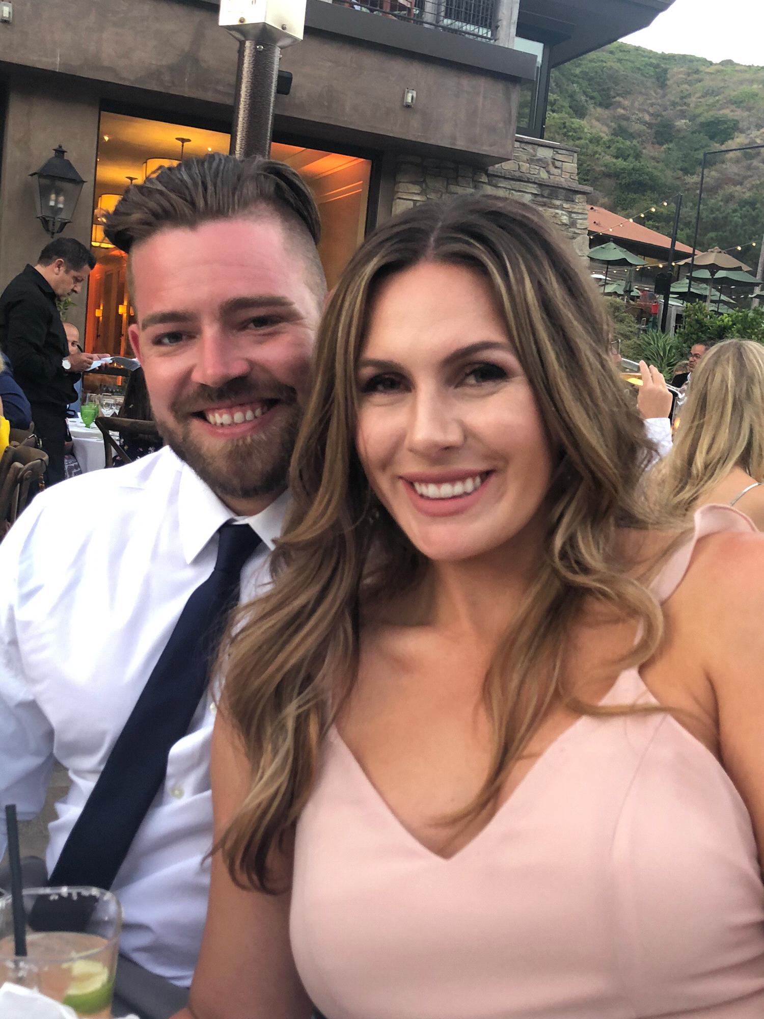 Selfie at Reagan & Parker's wedding @ Laguna Beach, CA