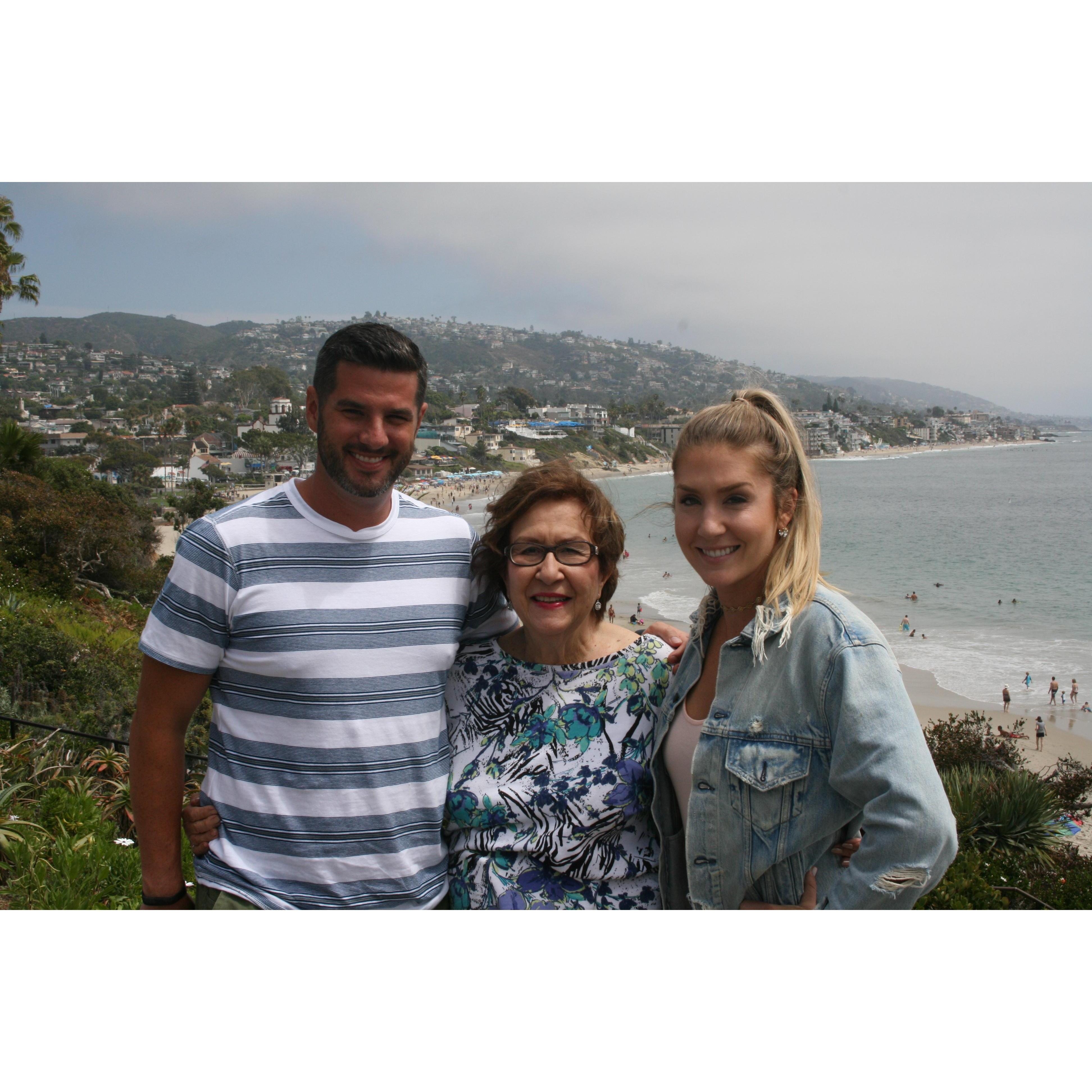 When Lindsey's grandma Nadine came down to Laguna to visit us after we got engaged!