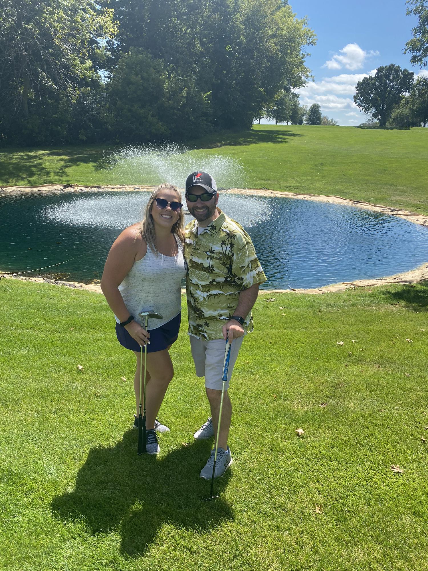 Couple photo at the memorial tournament!
