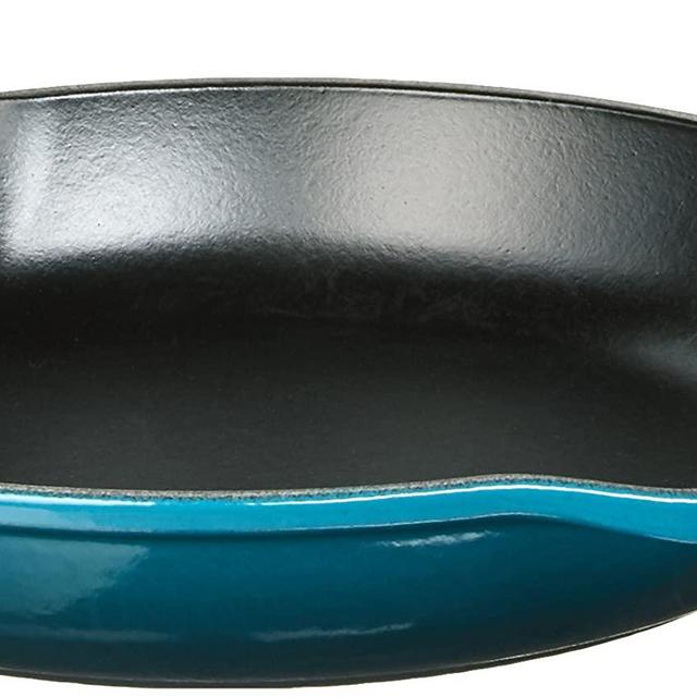 Le Creuset Enameled Cast Iron Signature Skillet, 10.25 Deep Teal