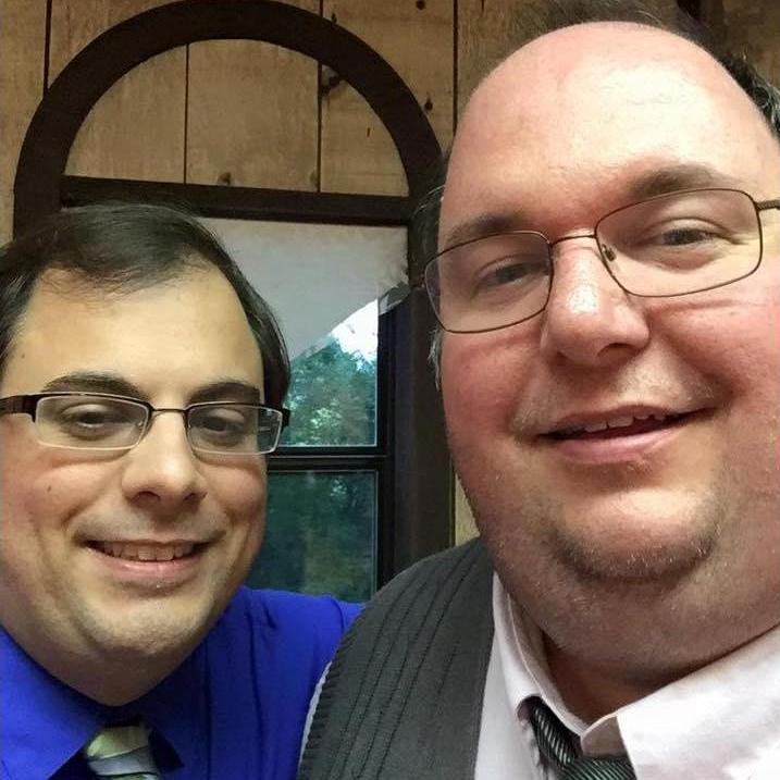 At Richard's Niece's Wedding ... We clean up well.