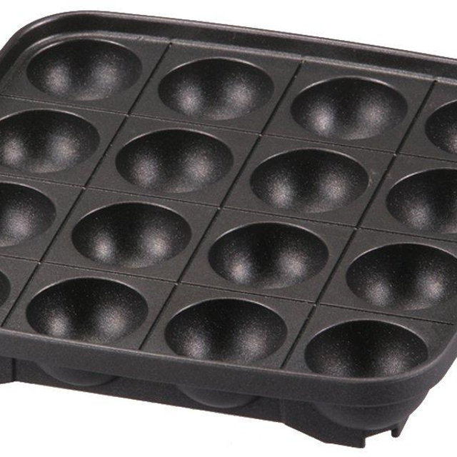 Iwatani Takoyaki Grill Pan CB-P-TAF, Medium, Black