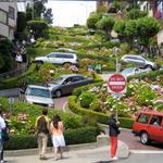 Lombard Street "crookedest street in the world"